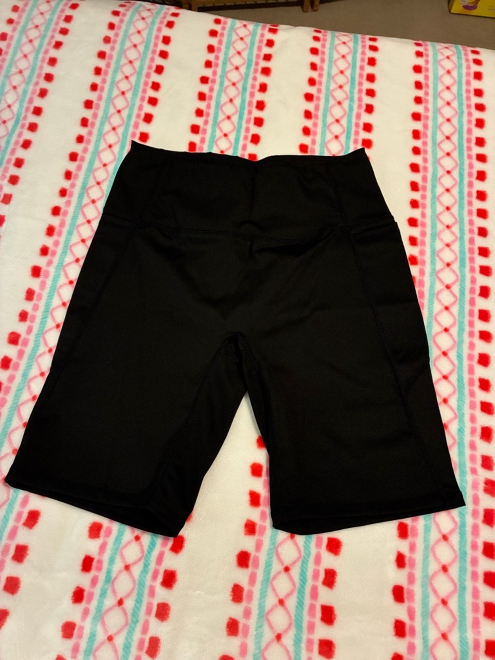High-Rise Black Women’s Bike Shorts